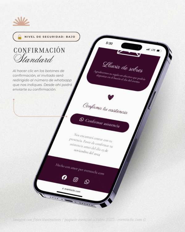 Paquete Esencial Boda - Invitación Web