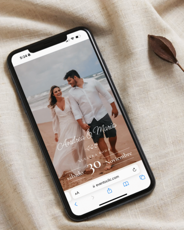 Paquete Premium Boda - Invitación Web