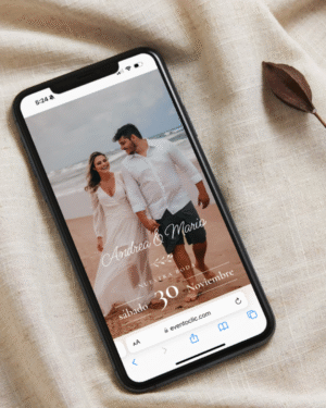 19 Paquete Premium Boda - Invitación Web