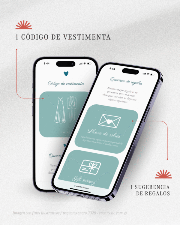 ⚡️ Esencial Boda - Invitación Web