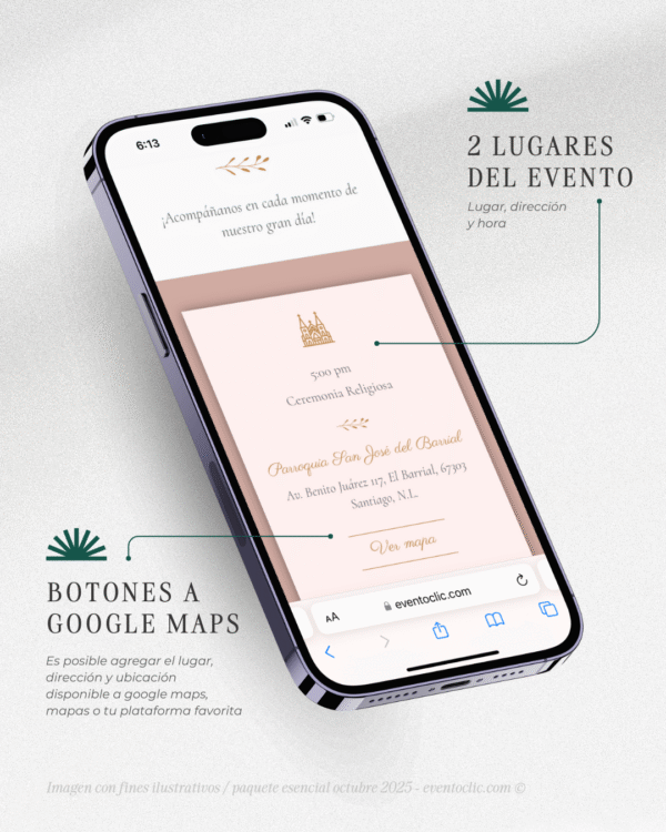 Paquete Premium Boda - Invitación Web