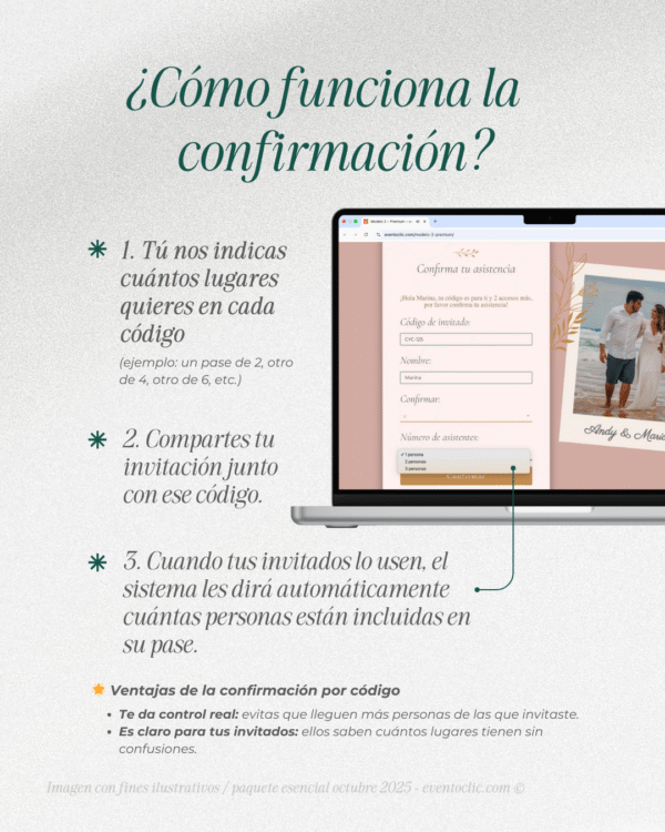Paquete Premium Boda - Invitación Web