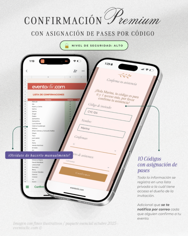 Paquete Premium XV años - Invitaciones Web