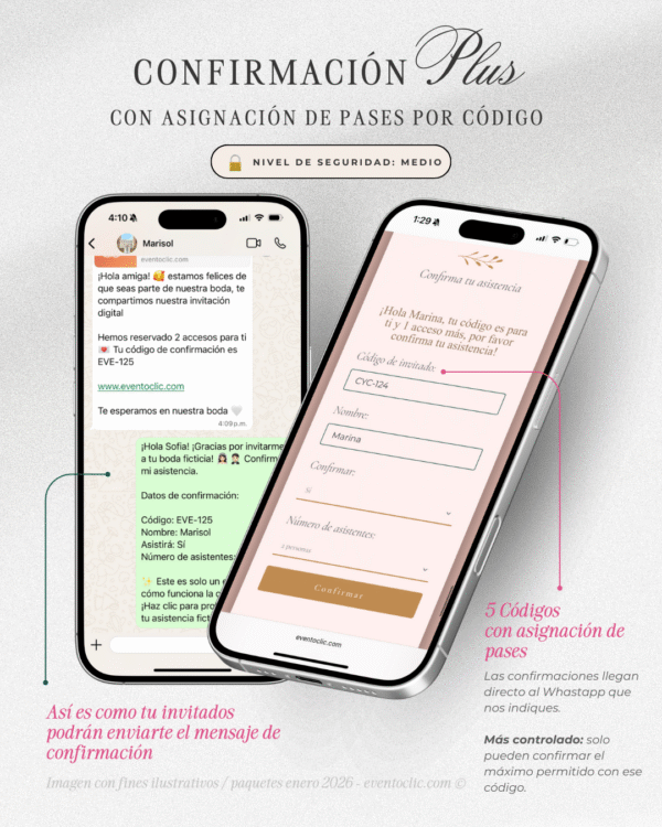 Paquete Clásico XV años - Invitación Web