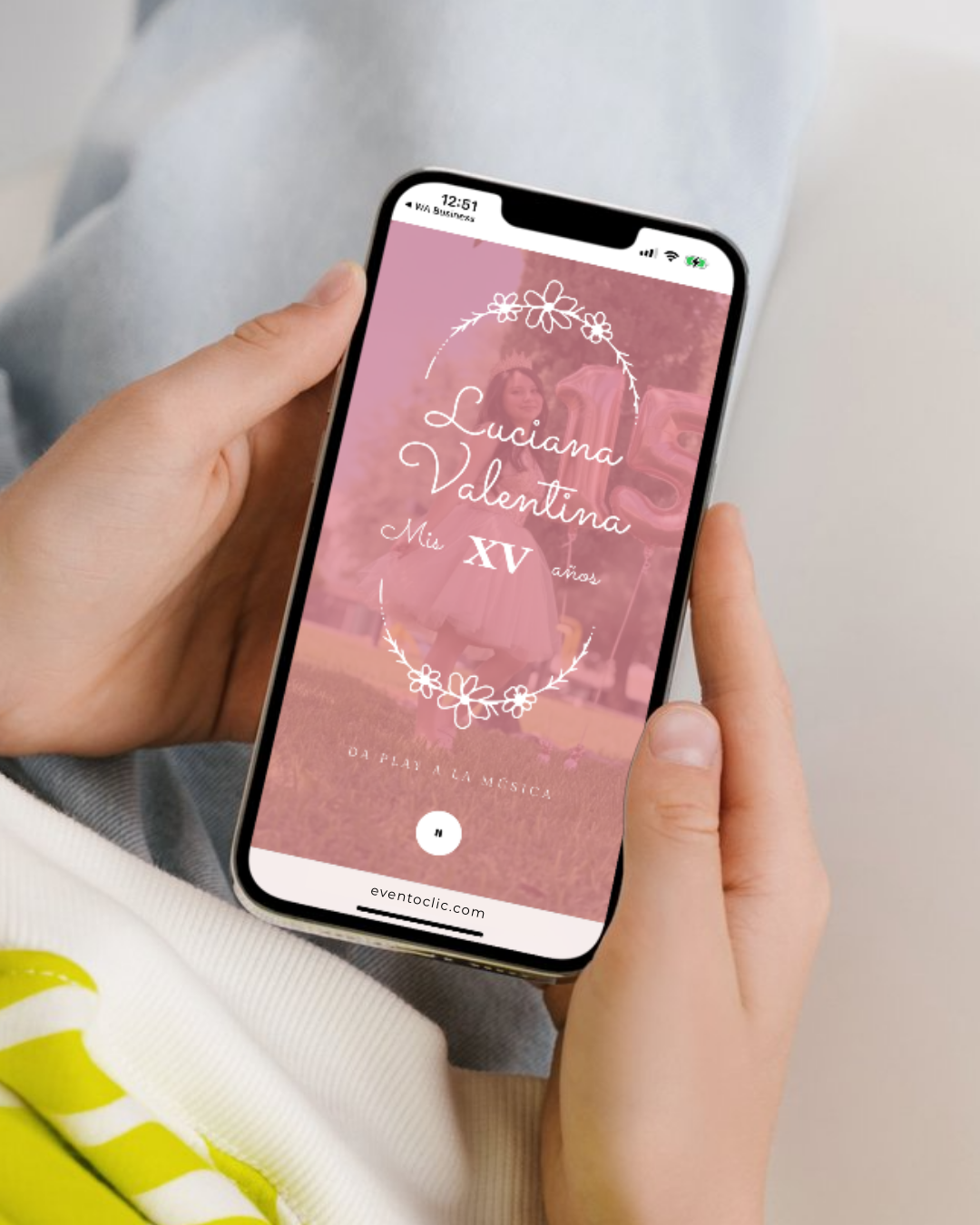 Paquete Clásico XV años - Invitación Web