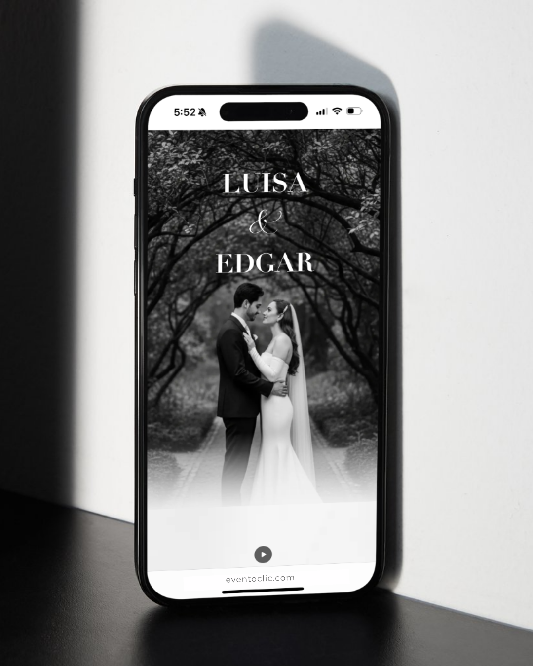 Paquete Elite Boda - Invitación web