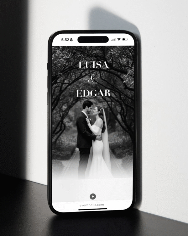 Paquete Elite Boda - Invitación web