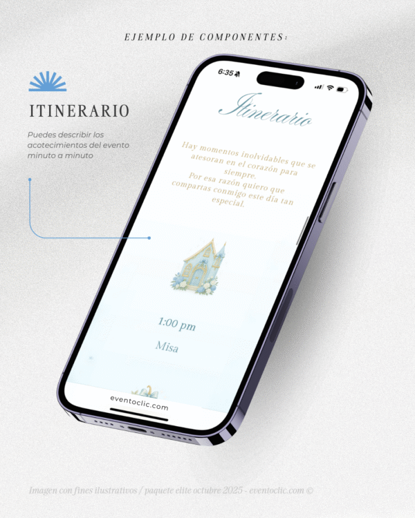 Paquete Elite XV años - Invitación web