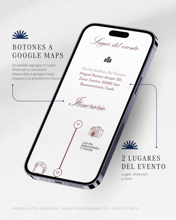 Paquete Elite Boda - Invitación web