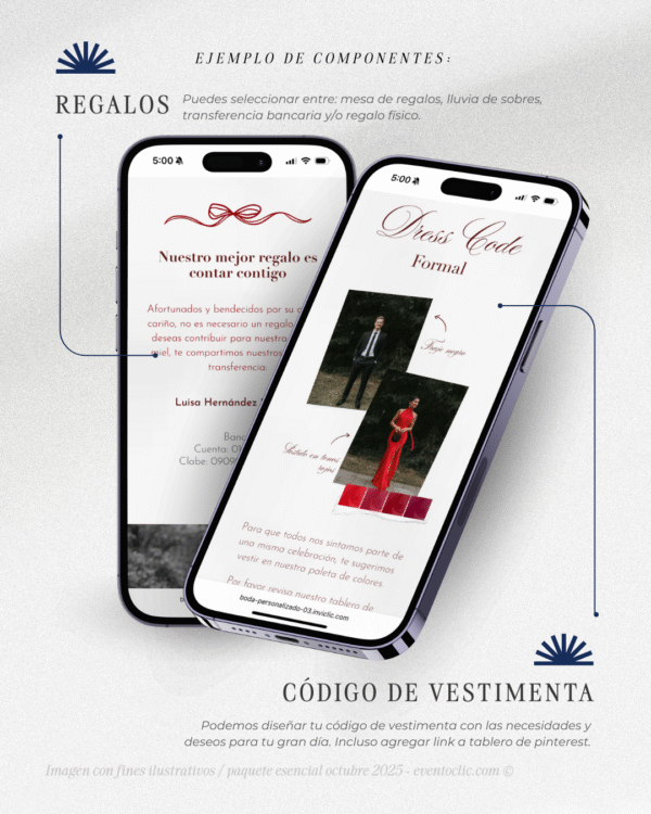 Paquete Elite Boda - Invitación web