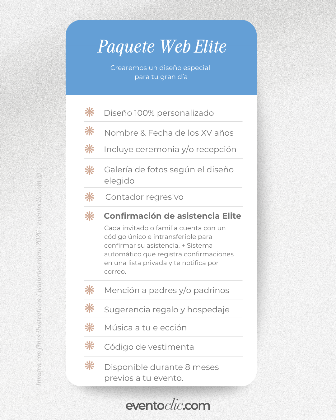 Paquete Elite XV años - Invitación Web - Image 2