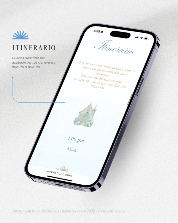 Paquete Elite XV años - Invitación Web