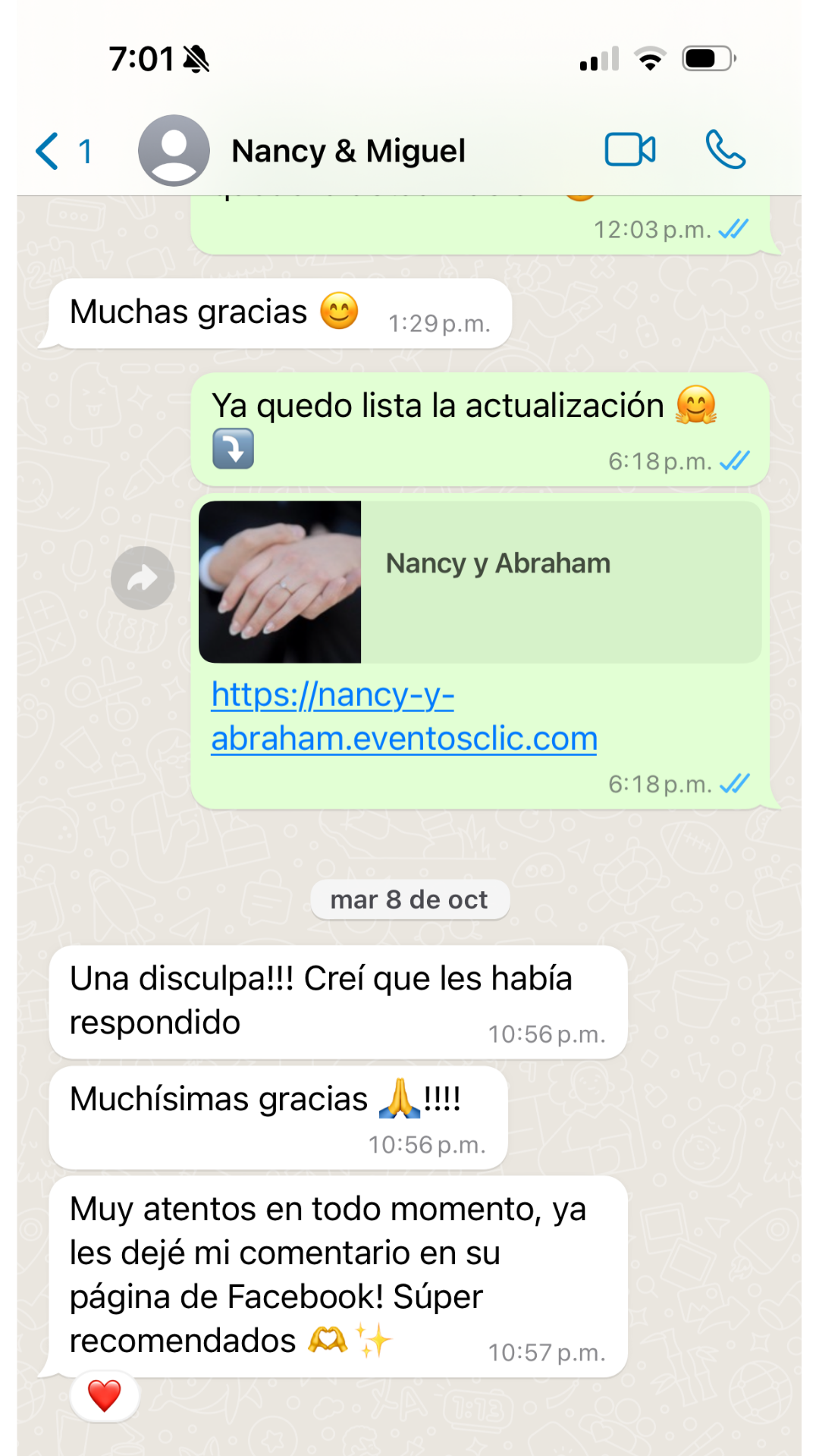 Testimonio de cliente Evento Clic