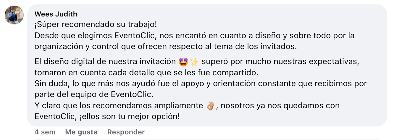 Testimonio de cliente Evento Clic